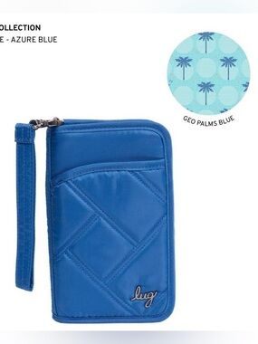 Lug Legacy Collection Tandem SE RFID Wallet Azure Blue